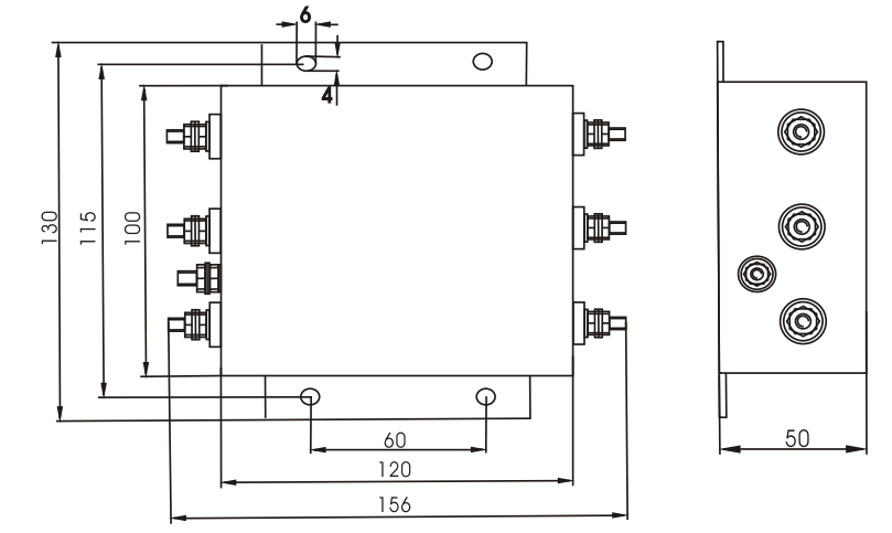 DAA1 Series EMI power noise filters (3)