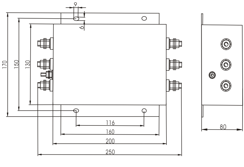DAA1  Series EMI power noise filters (3)
