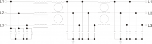 Three phase emi filter